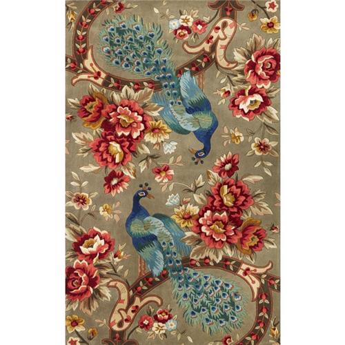 KAS 0732 Catalina 2 Ft. 6 In. X 4 Ft. 2 In. Rectangle Rug in Sage